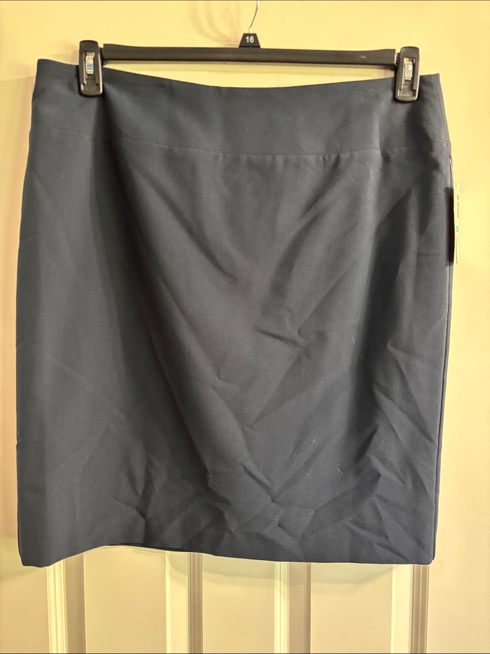 NWT Macy's Dark Navy Pencil Skirt